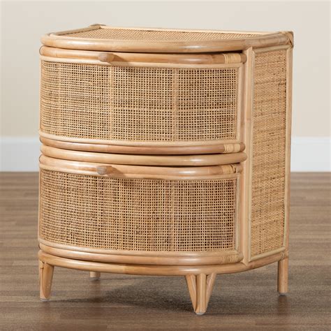 wayfair wicker night stand